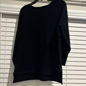Style & Co. Women's Black Crew Neck Sweater